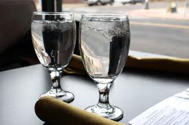 verre d'eau restaurant